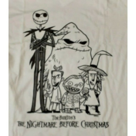 Nightmare Before Christmas Mens T Shirt Medium - Picture 5 of 5